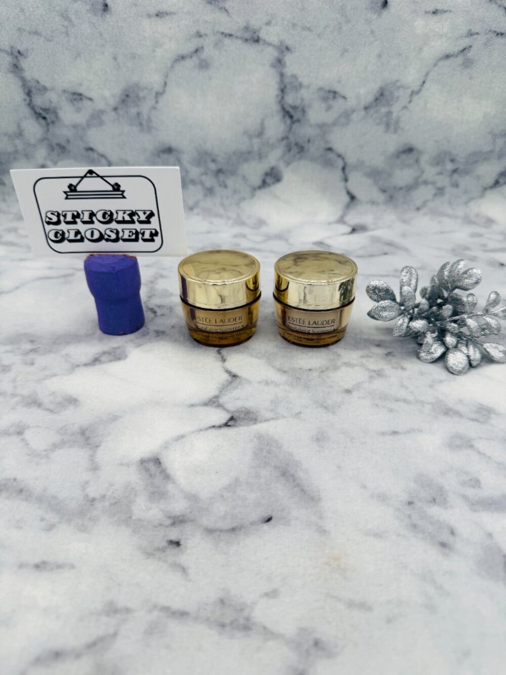 Estee Lauder Skincare Set-Revitalizing Supreme Anti-Age Power Creme-15ml-2pc-NEW